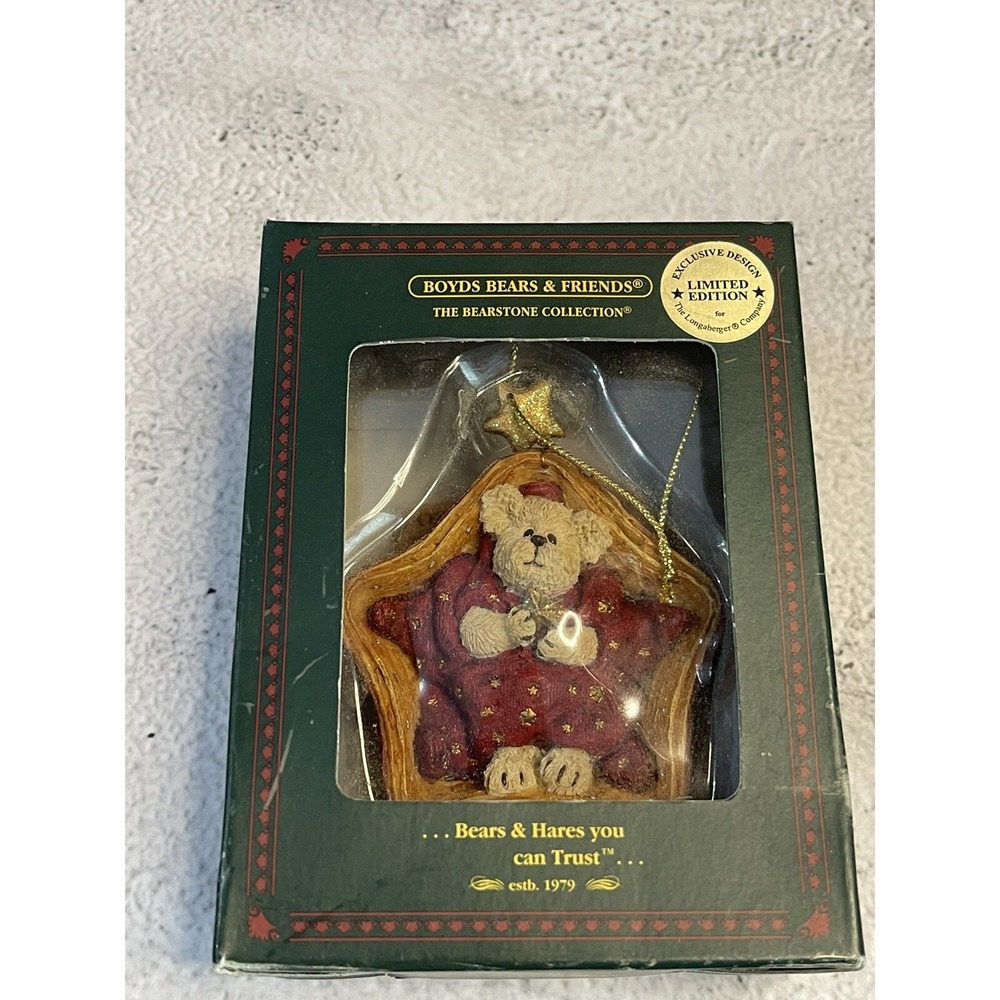 Longaberger Limited Edition Boyd's Bears Bearstone collection Twinkles ornament